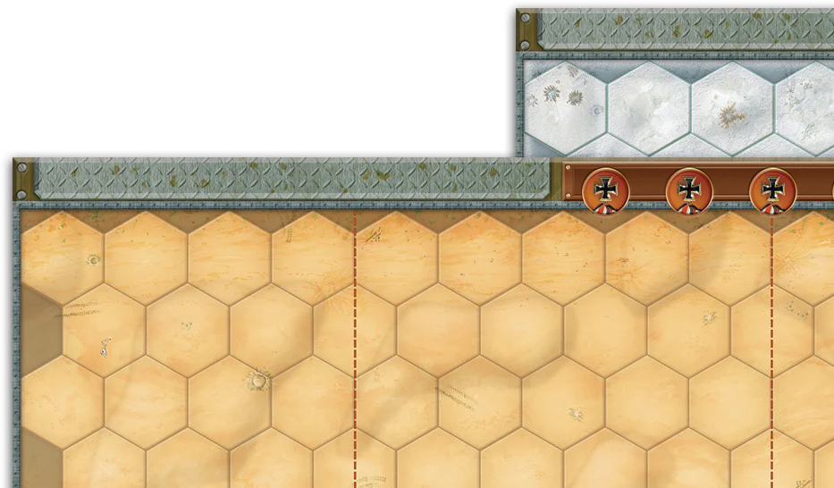 Memoir '44: Winter-Desert Board Map