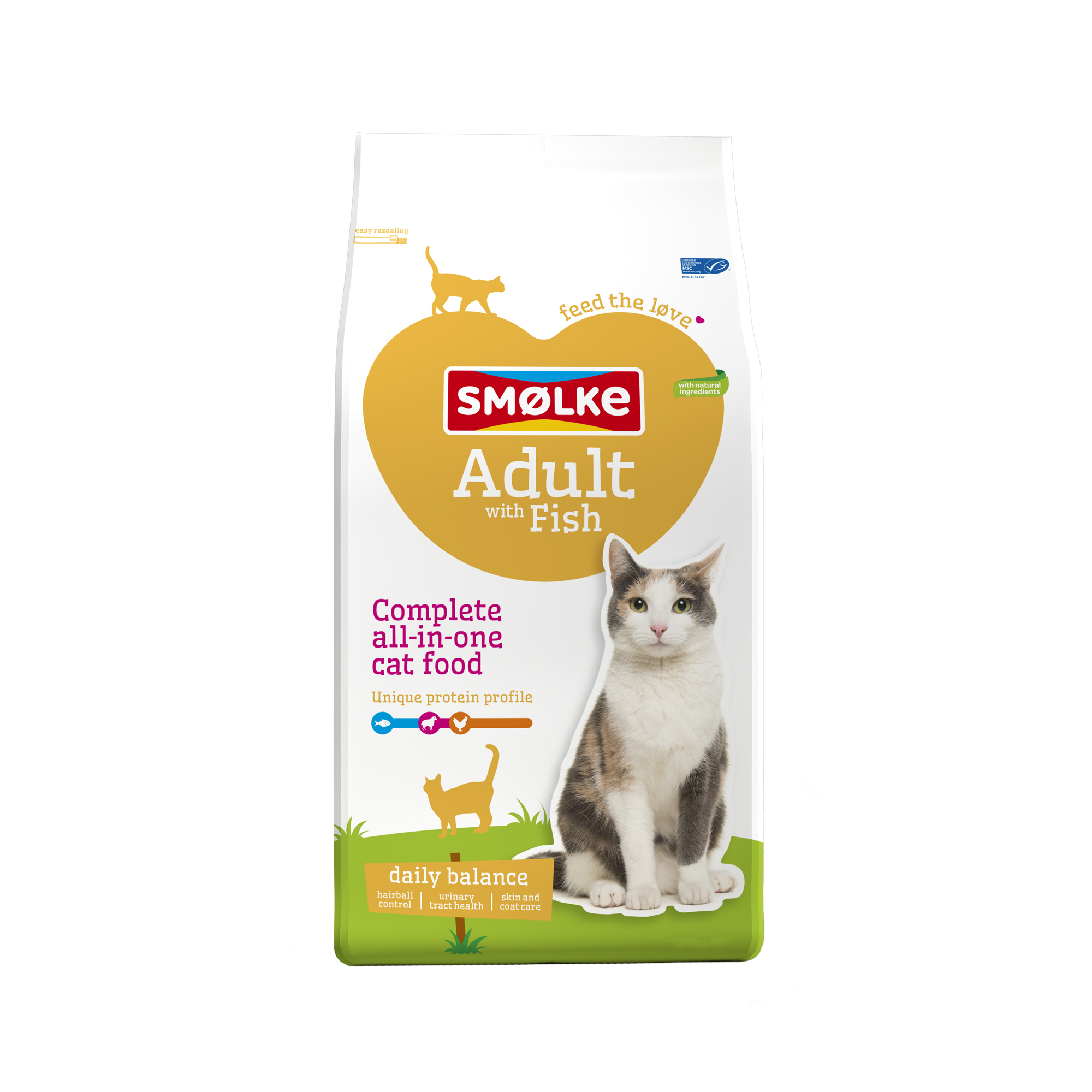 Smølke Cat Adult Fish & Rice - 2kg