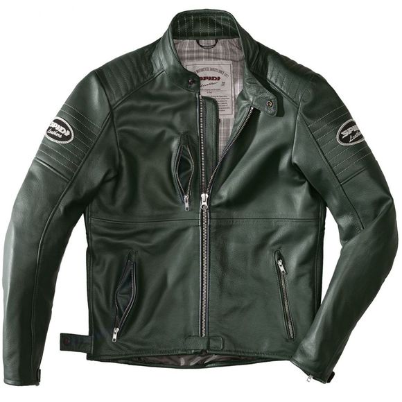 Motorcycle Jacket Spidi Clubber - Green / GrayRef: Spi0537-C56061