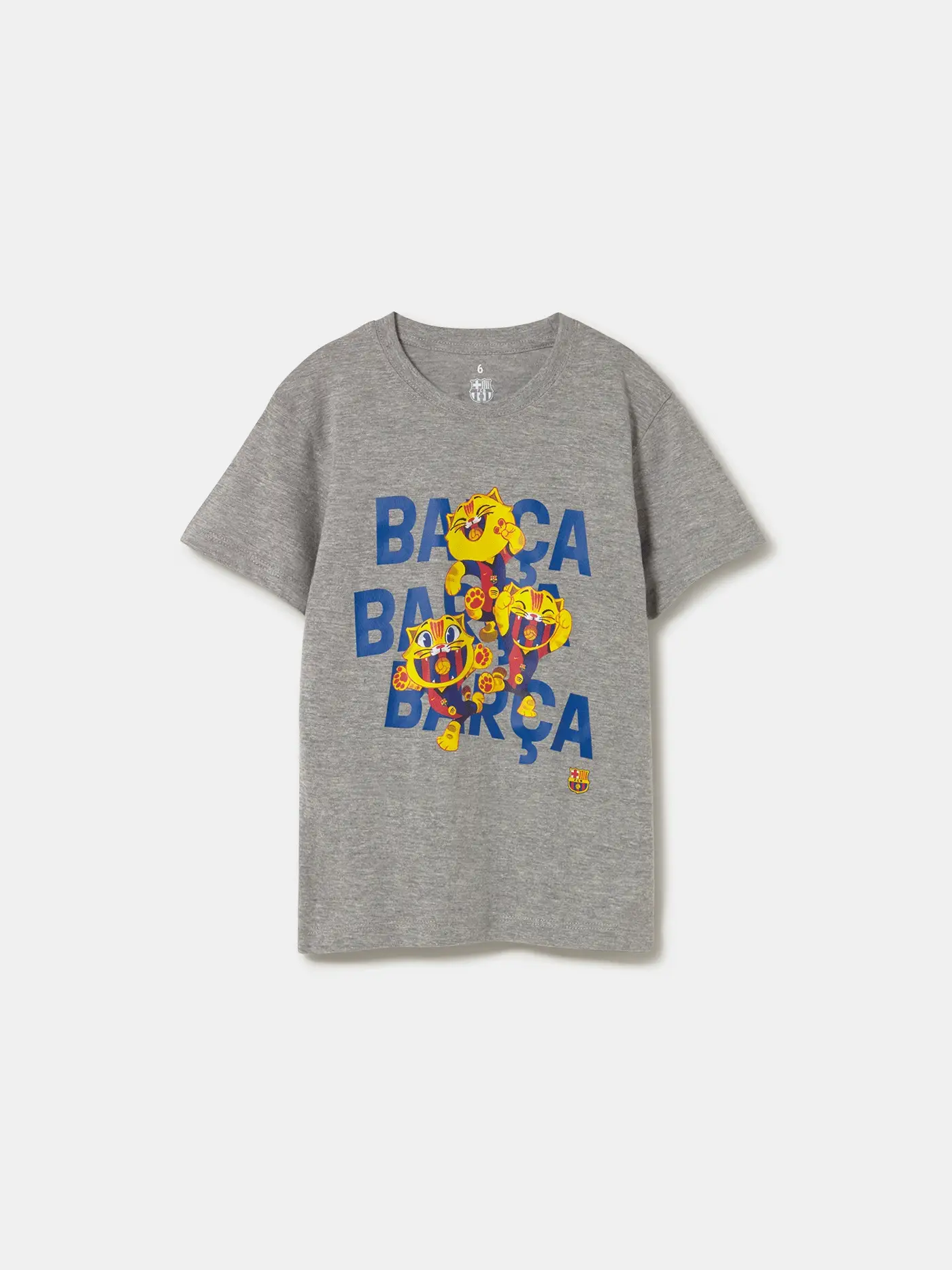 Kids’ T-Shirt with CAT CULER Mascot - FC Barcelona