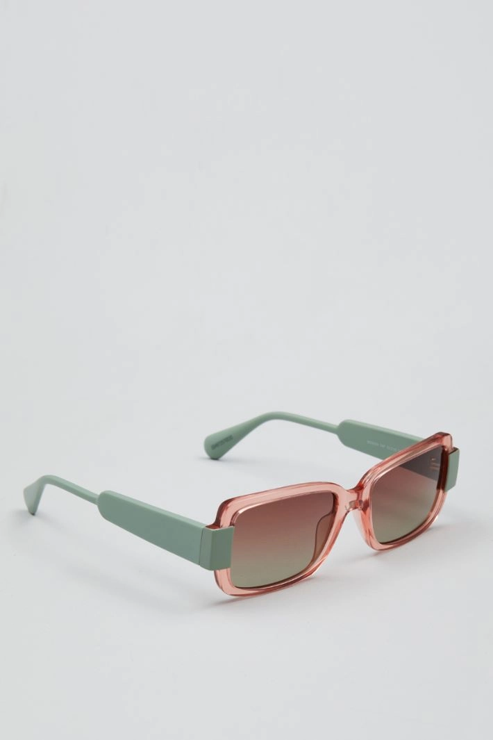 Rectangular sunglasses - PINK SAGE