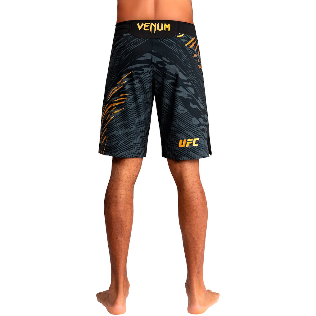 UFC Fusion by Venum Fight Night Long Fight Shorts - Black/Gold - Mens