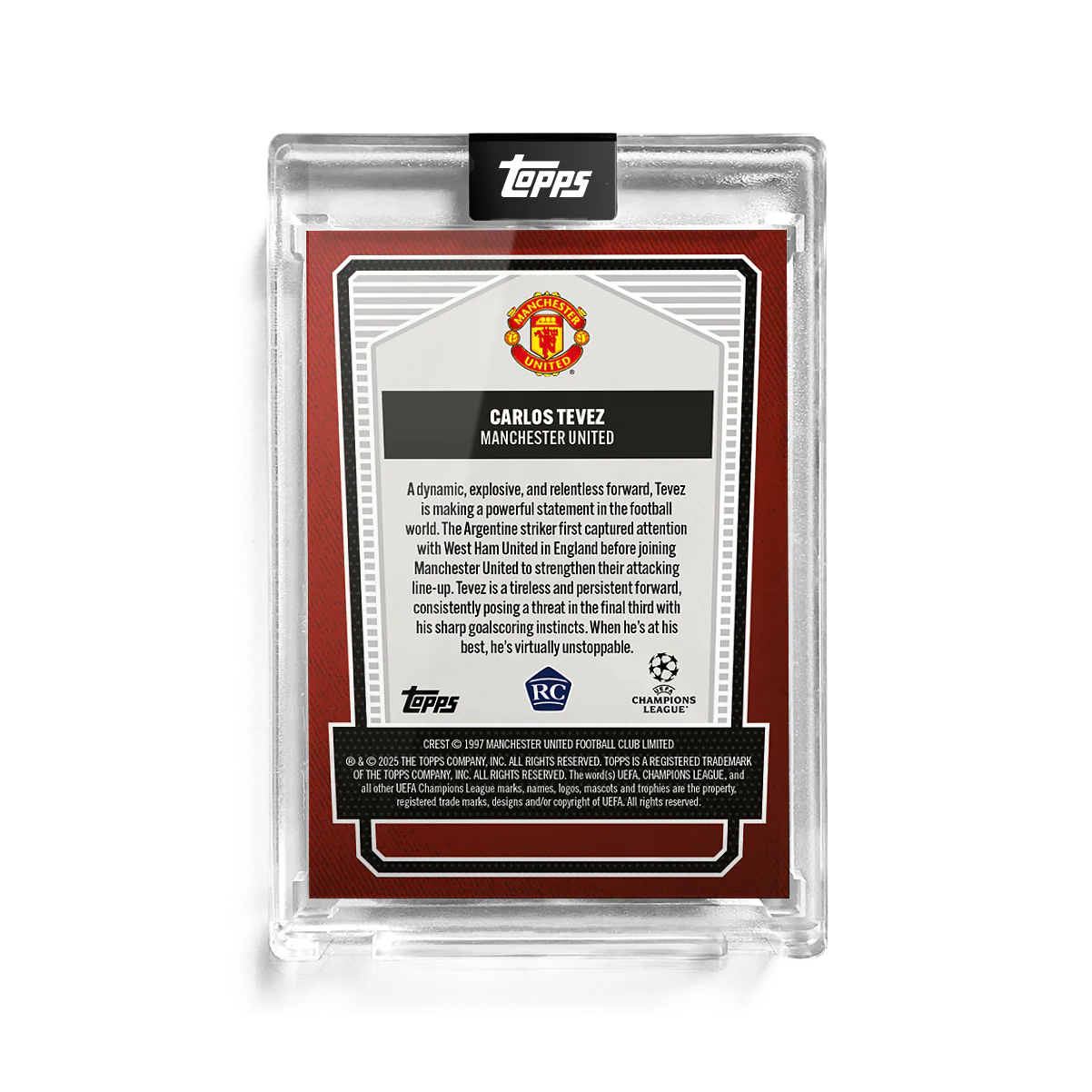 Carlos Tevez - Lost Rookies - Autograph - 1 of 1
