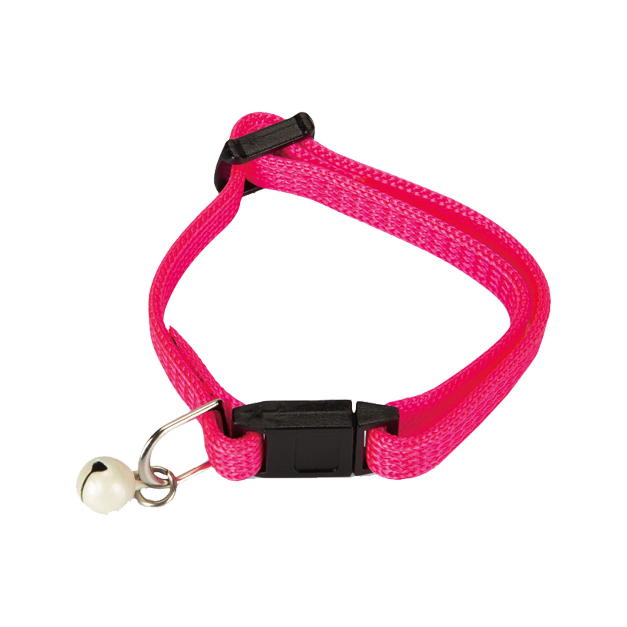 Beeztees Nylon Kitten Collar - Bright Pink - 23 x 0.8 x 0.3 cm