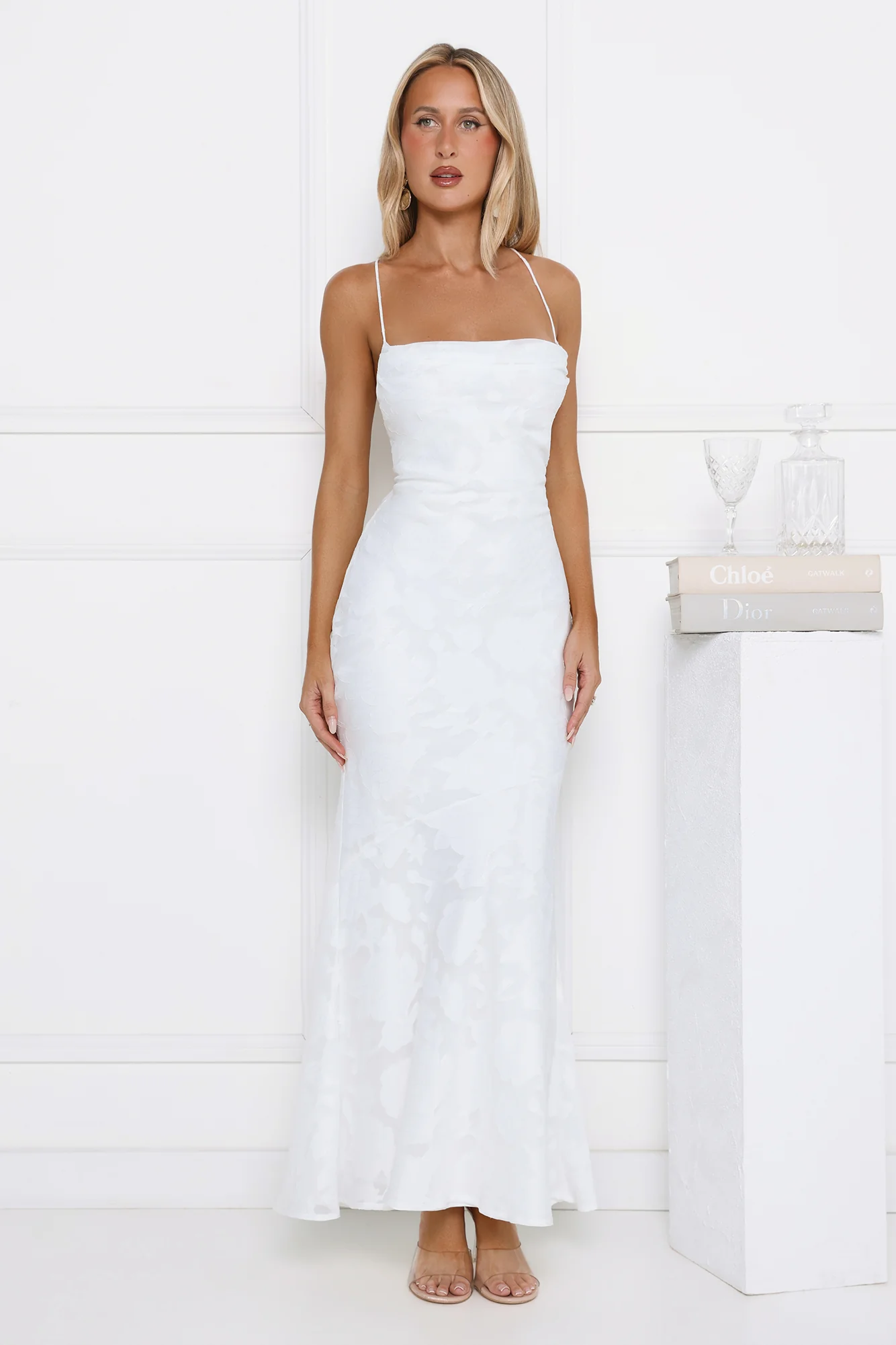 Bridge To Wonderland Maxi Dress White