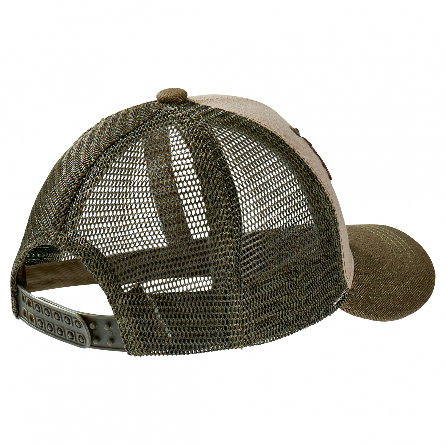 Mesh Cap ‘Deer’ Unisex (Beige\/Olive)