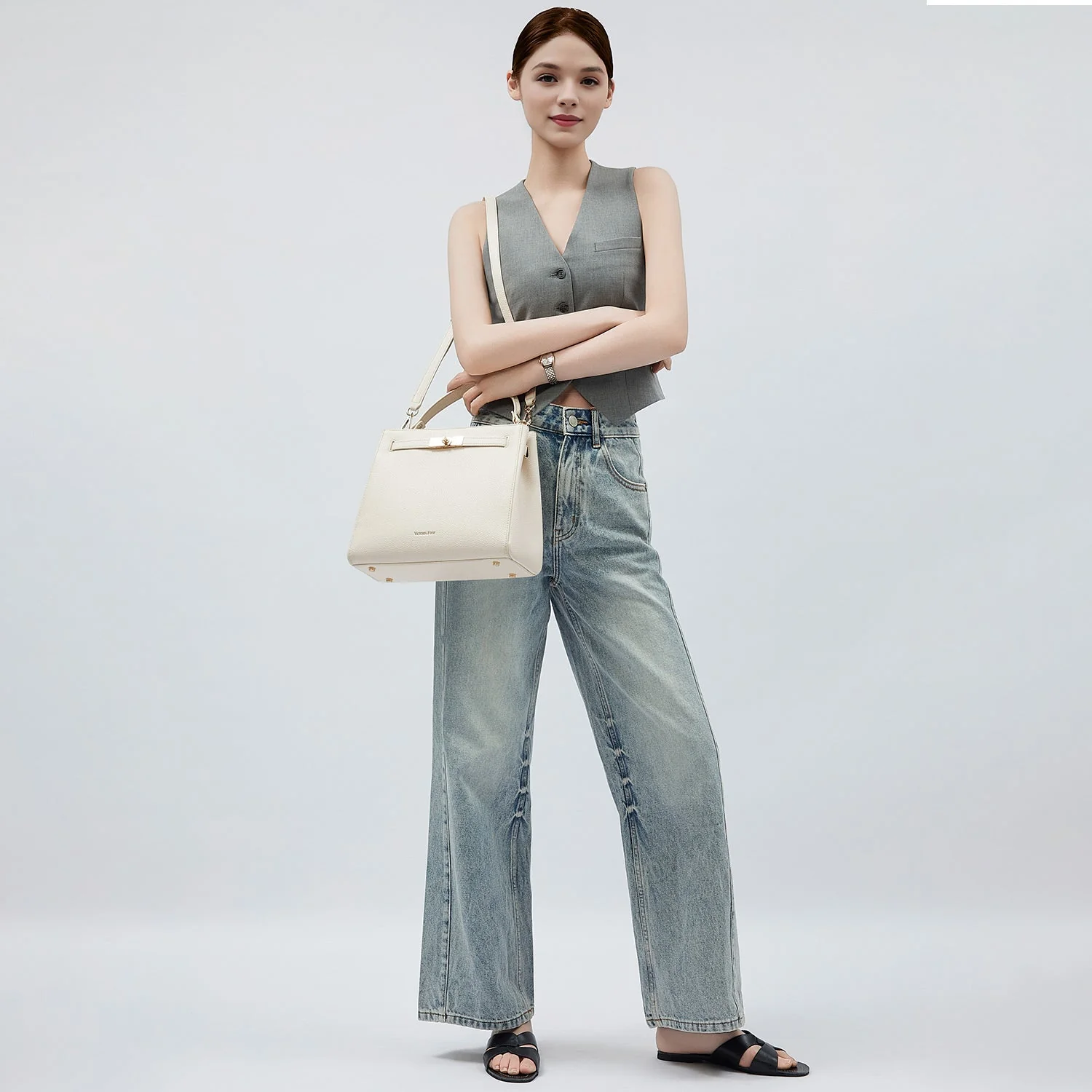 Handbag Victoria III in White