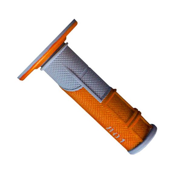 Progrip MX 801 Universal Handlebar Grips - Grey / OrangeRef: PRG0050