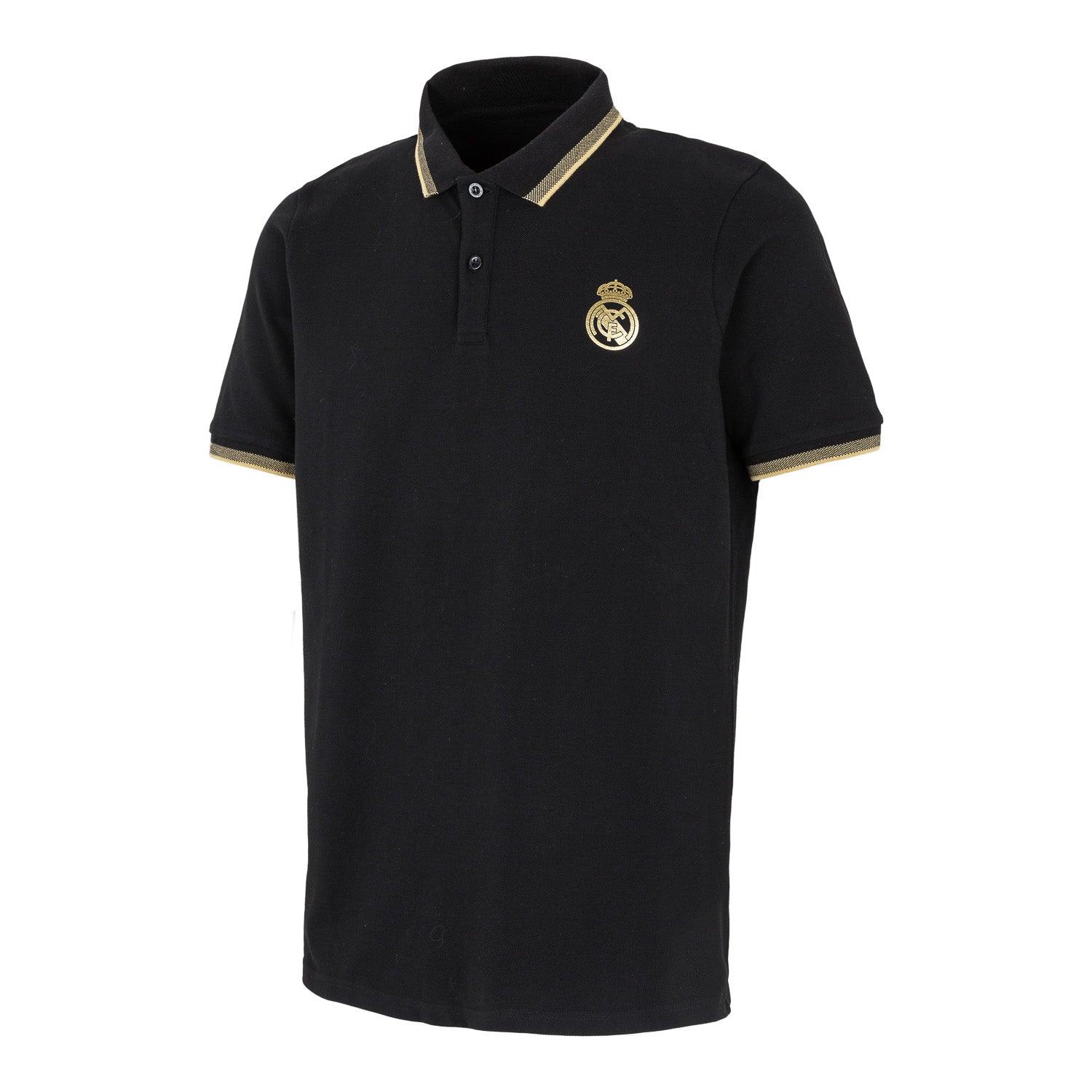 Mens Black & Gold Polo