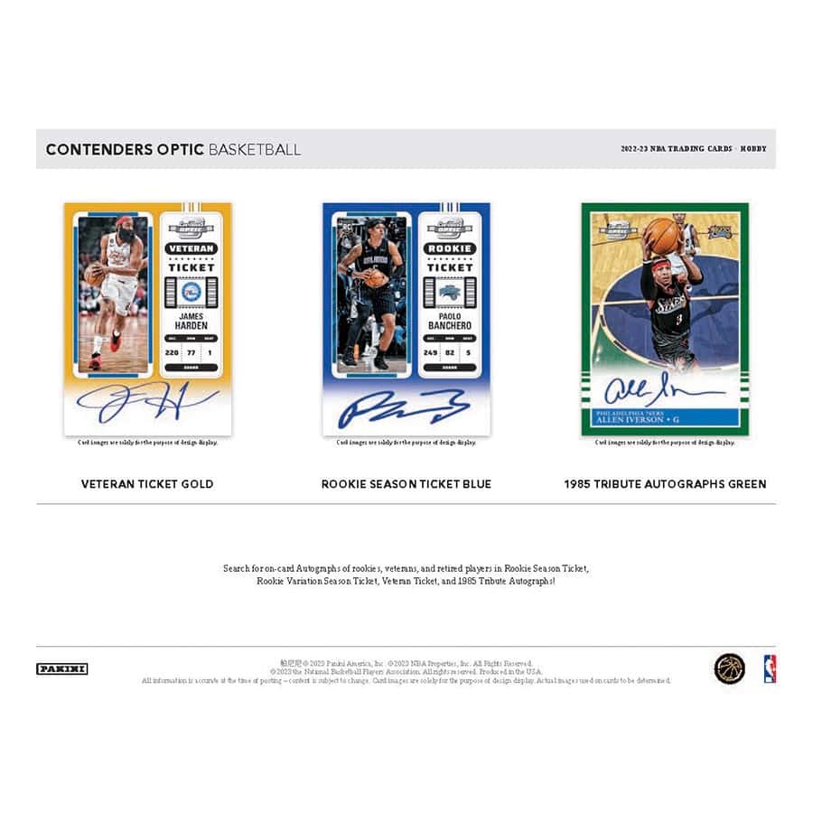 2022/23 Panini Contenders Optic Basketball NBA Hobby Box