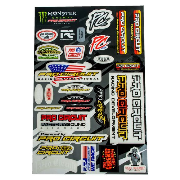 Planche de stickers Pro Circuit DELUXE UniverselRef : PC0107 / 43202551
