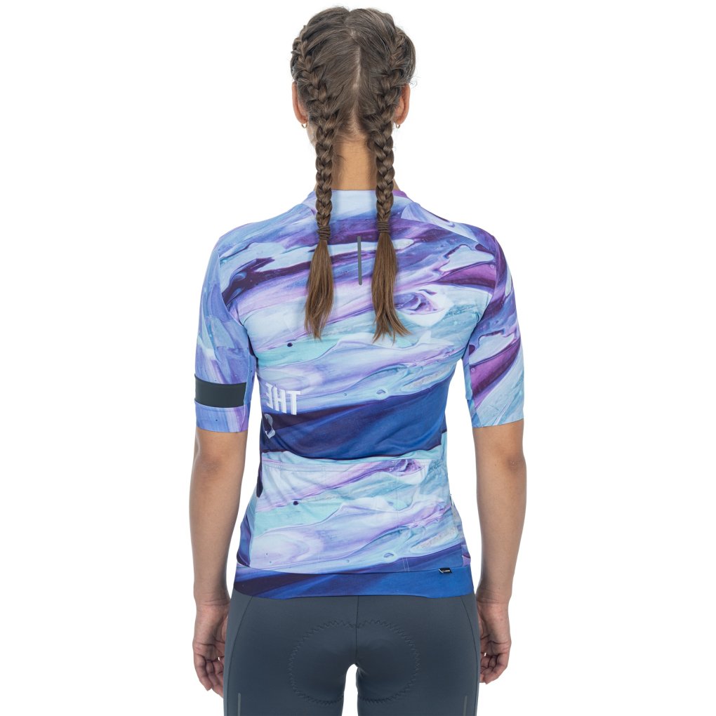 CUBE BLACKLINE ART Short Sleeve Jersey Women - pattern