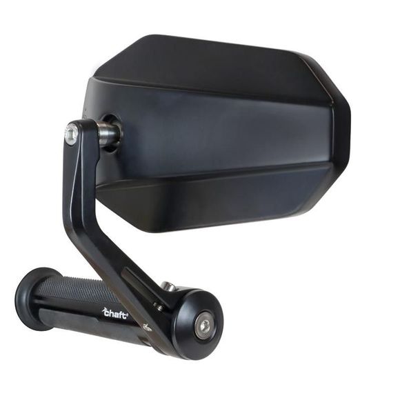 Rétroviseur Chaft Punch embout de guidon (la paire) Universel - NoirRef : CF0267 / IN1191