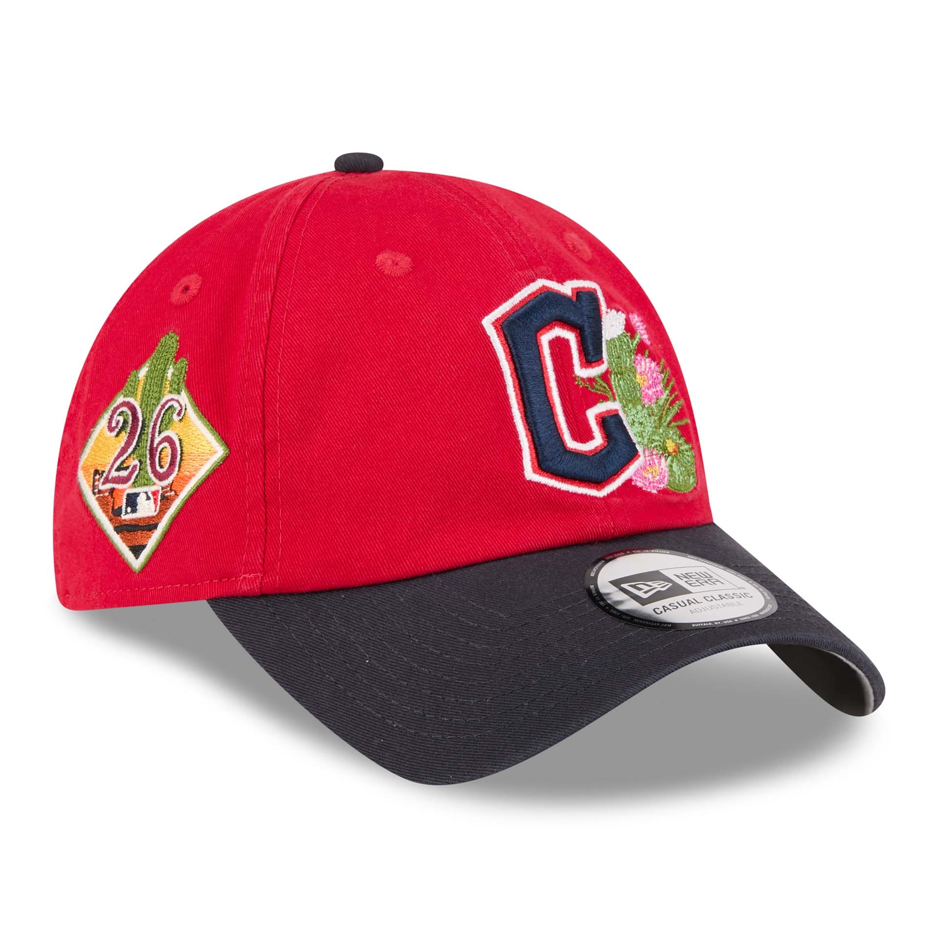 Cleveland Guardians 2026 MLB Spring Training Casual Classic Adjustable Cap Red