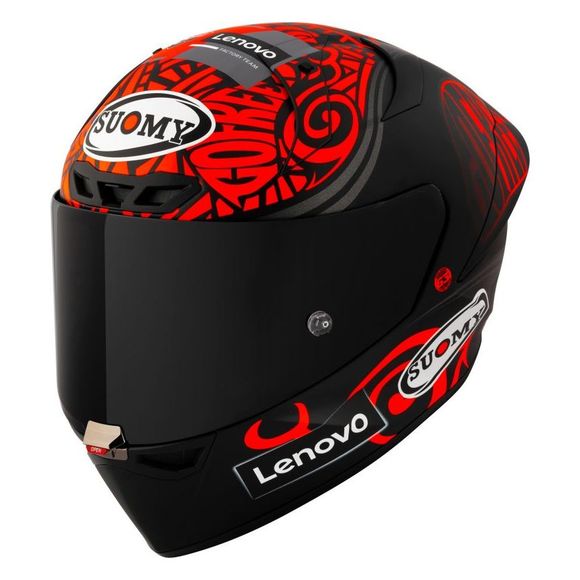 Suomy S1-XR GP BAGNAIA REPLICA 2024 MATT FIM Full-Face Helmet - Black / RedRef: SU0449