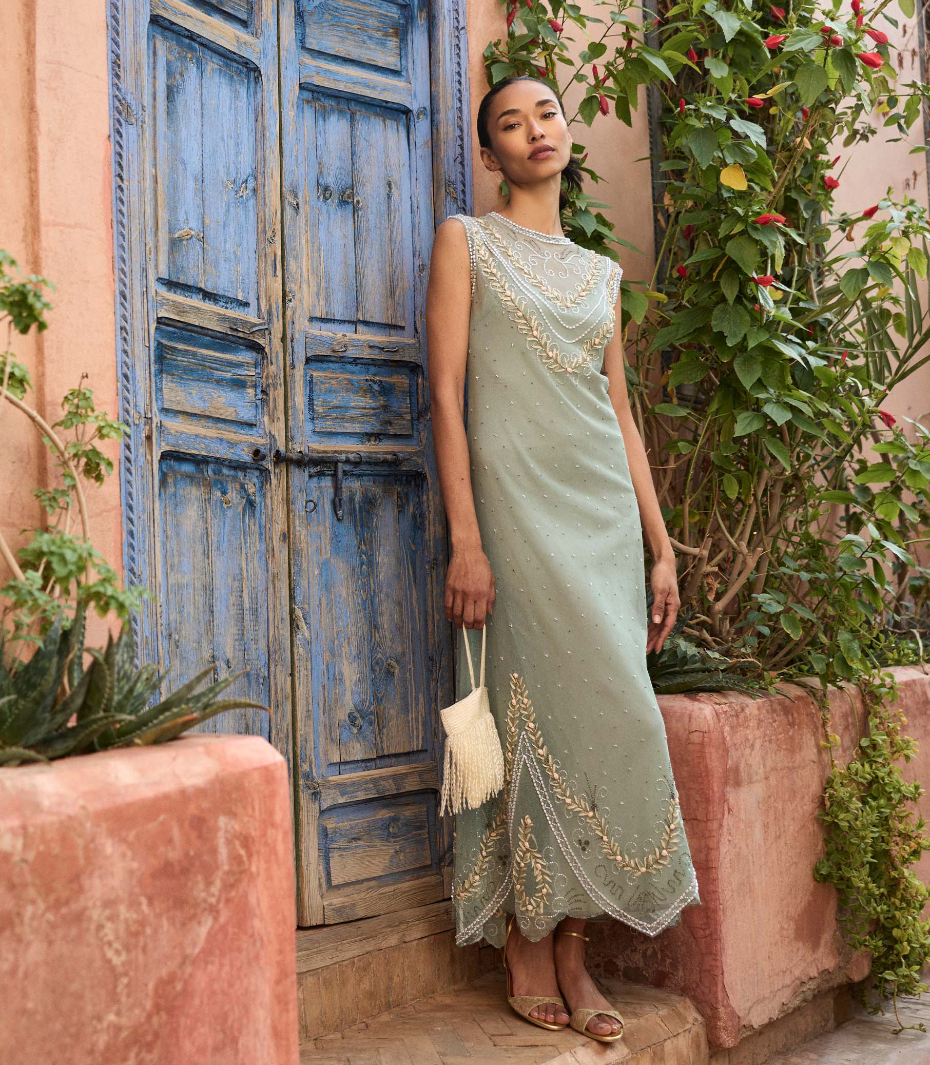 Artemise Midi Dress - Sage
