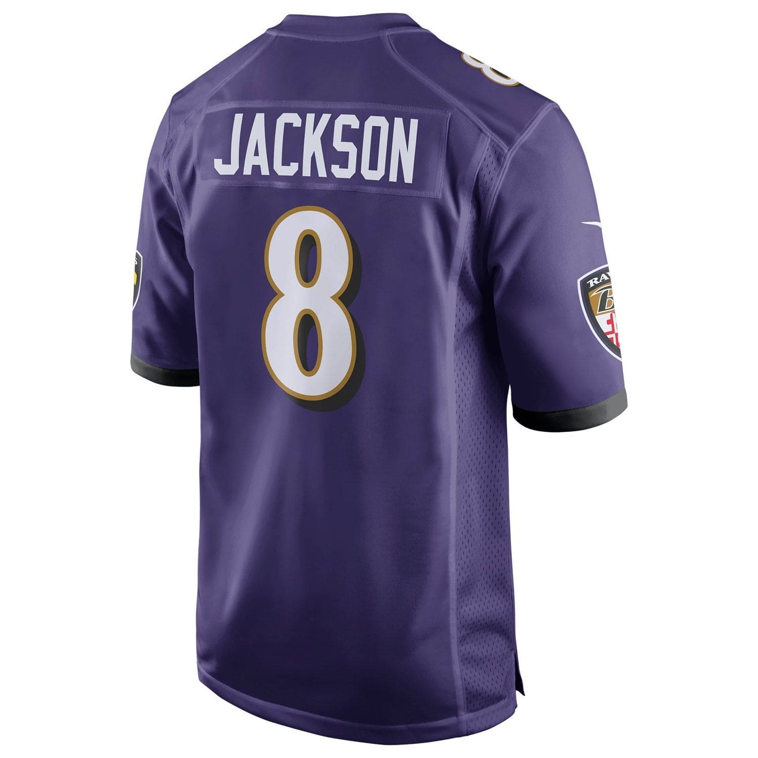 Lamar Jackson #8 Baltimore Ravens Nike Game Football NFL Jersey Purple