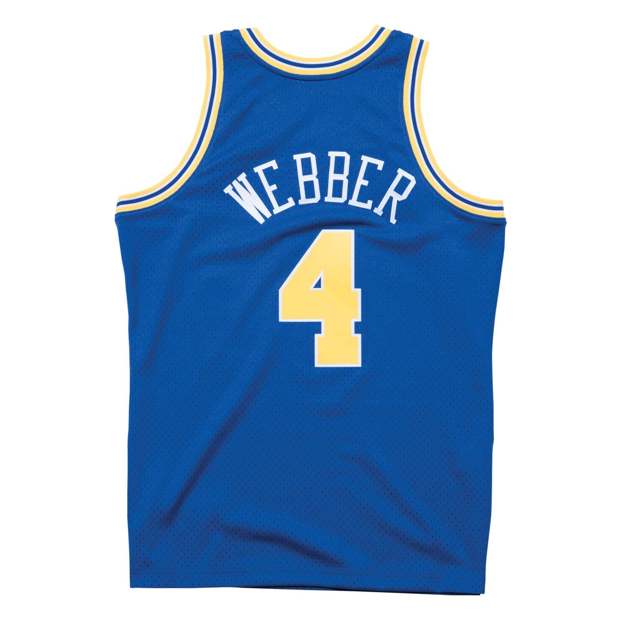 Chris Webber #4 Golden State Warriors 1993-94 Mitchell & Ness Swingman NBA Jersey Blue