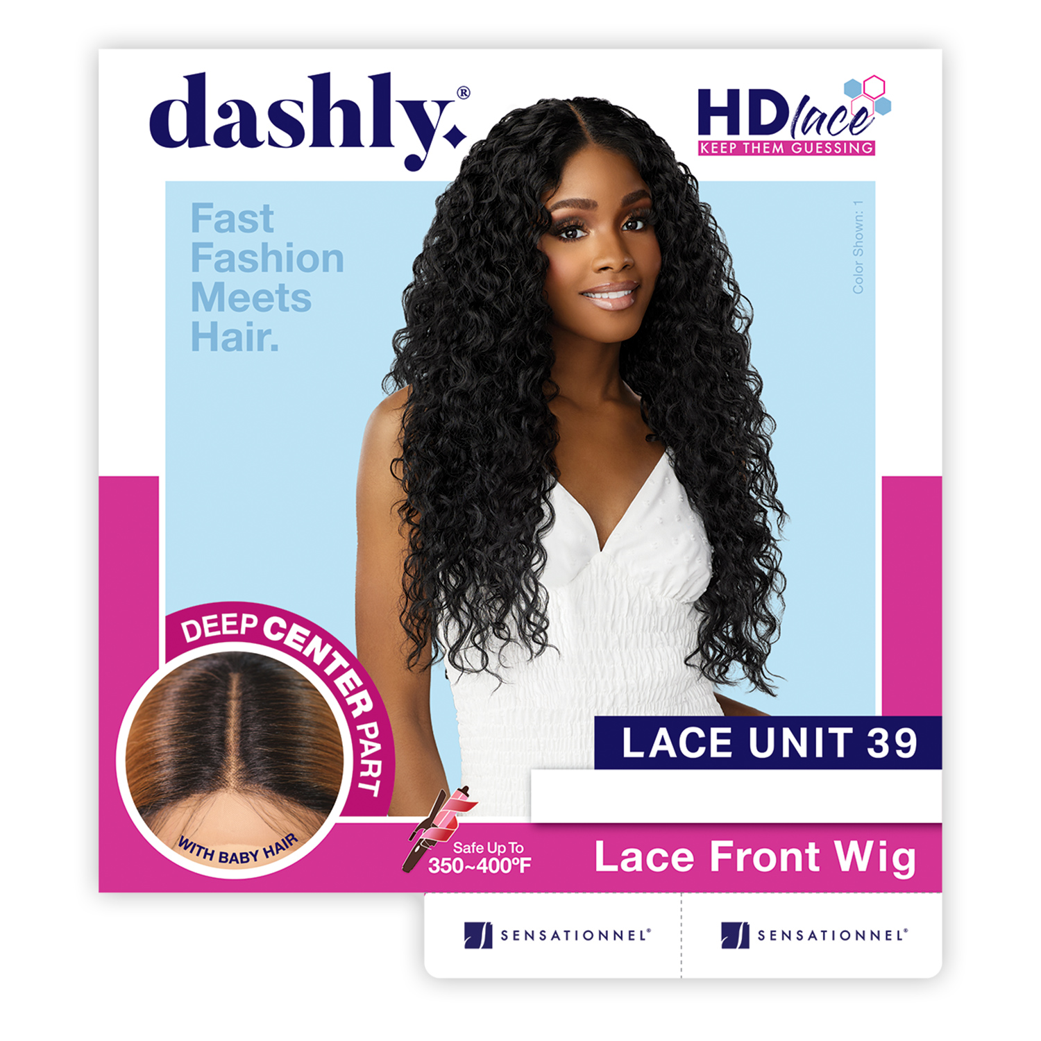 Sensationnel Dashly HD Lace Front Wig Lace Unit 39