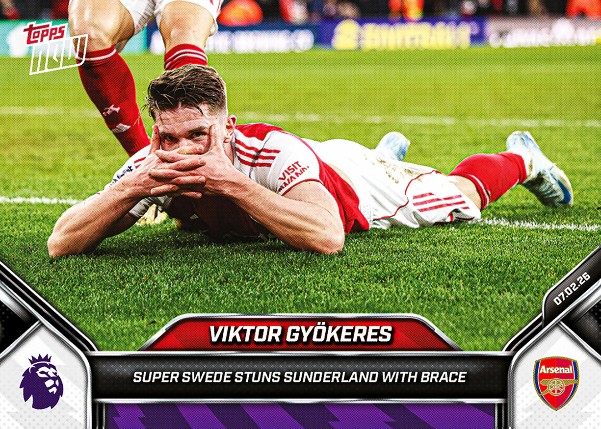 Viktor Gyökeres - 2025-26 Premier League Topps NOW® - Card 129