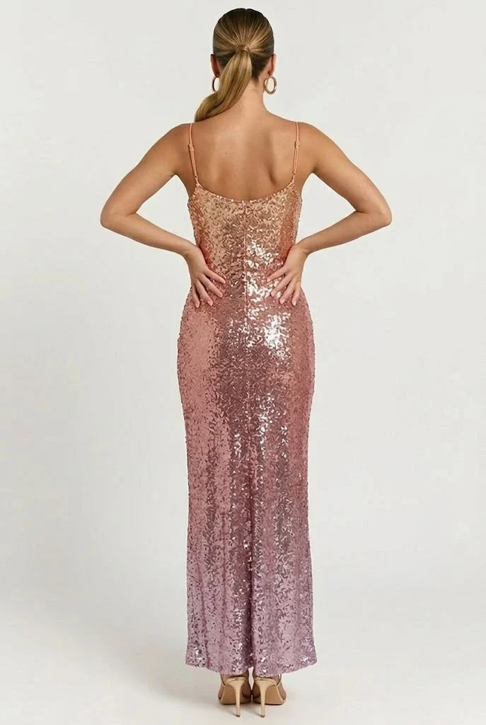 St. Barths After Midnight Sequin Maxi Dress