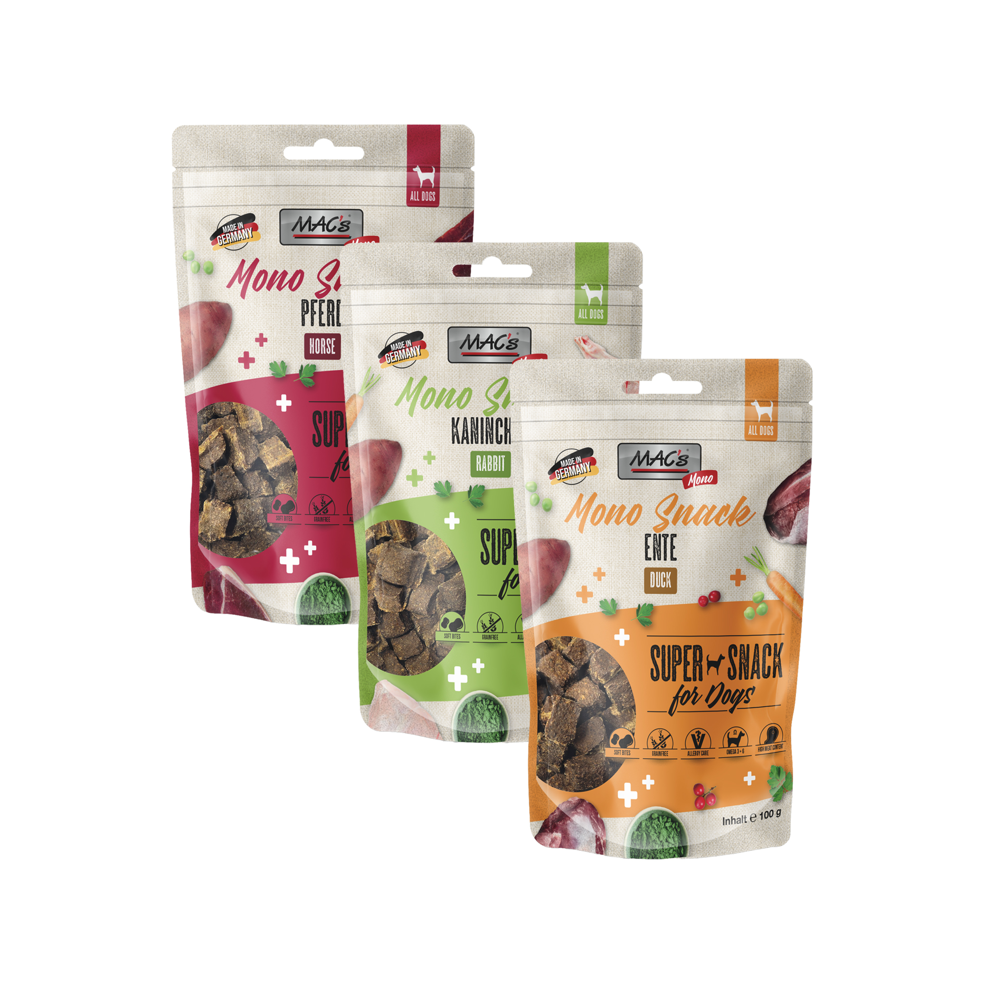 MAC's Dog Snack Monoprotein - Horse - 100 g