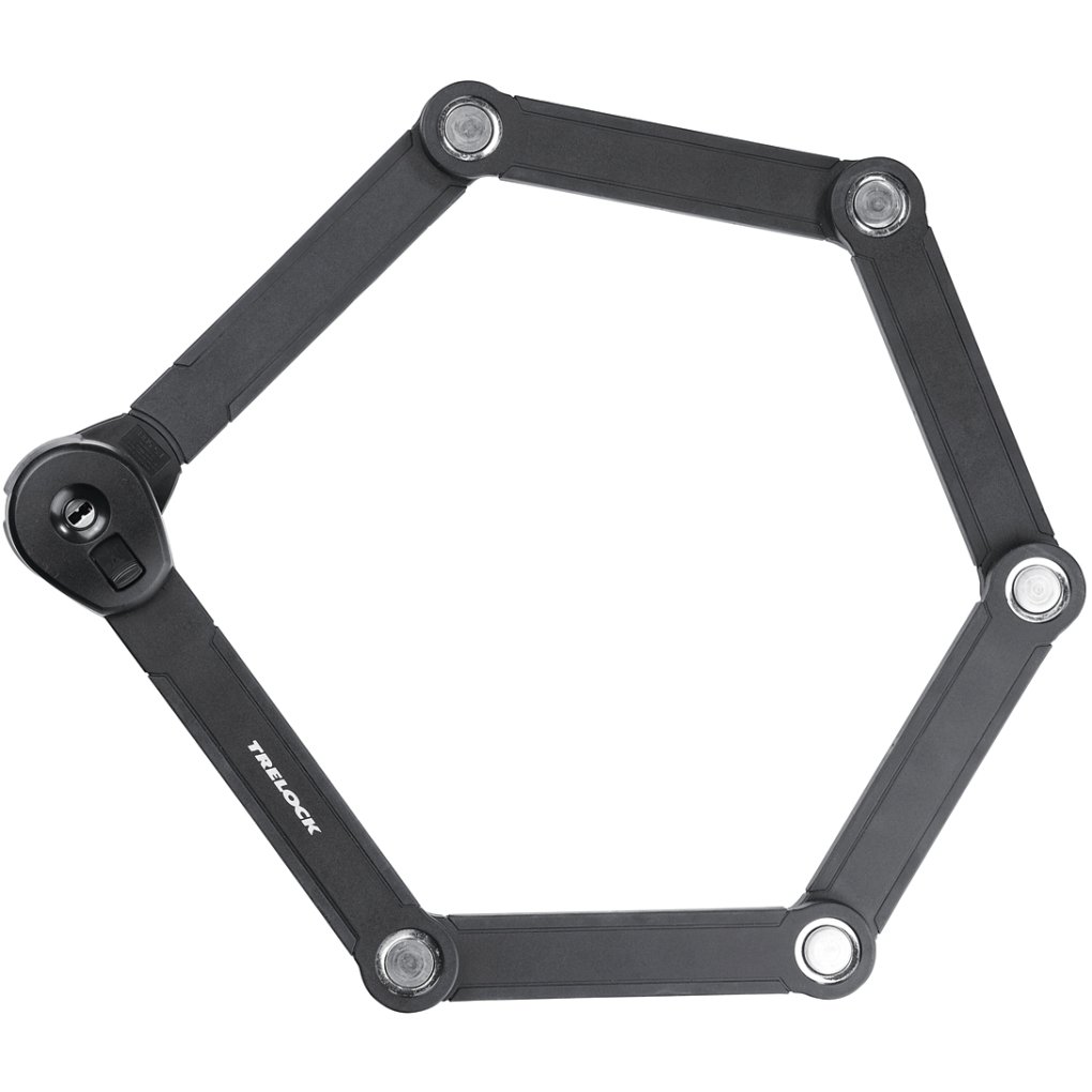 Trelock FS 580 Toro X-Press 90cm Folding Lock with Tracking Tag Compartment - black