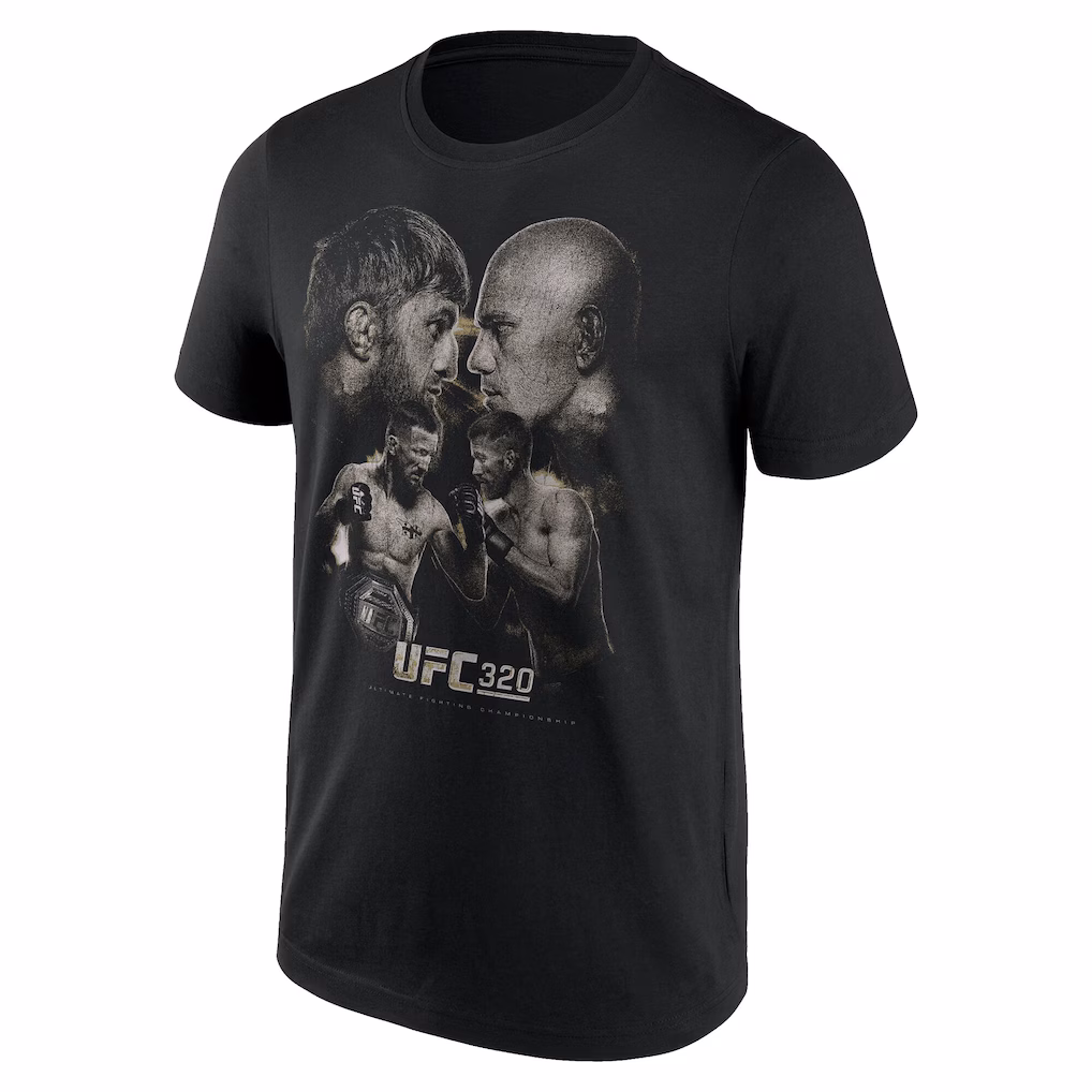 UFC 320 Match Up T-Shirt - Black - Mens