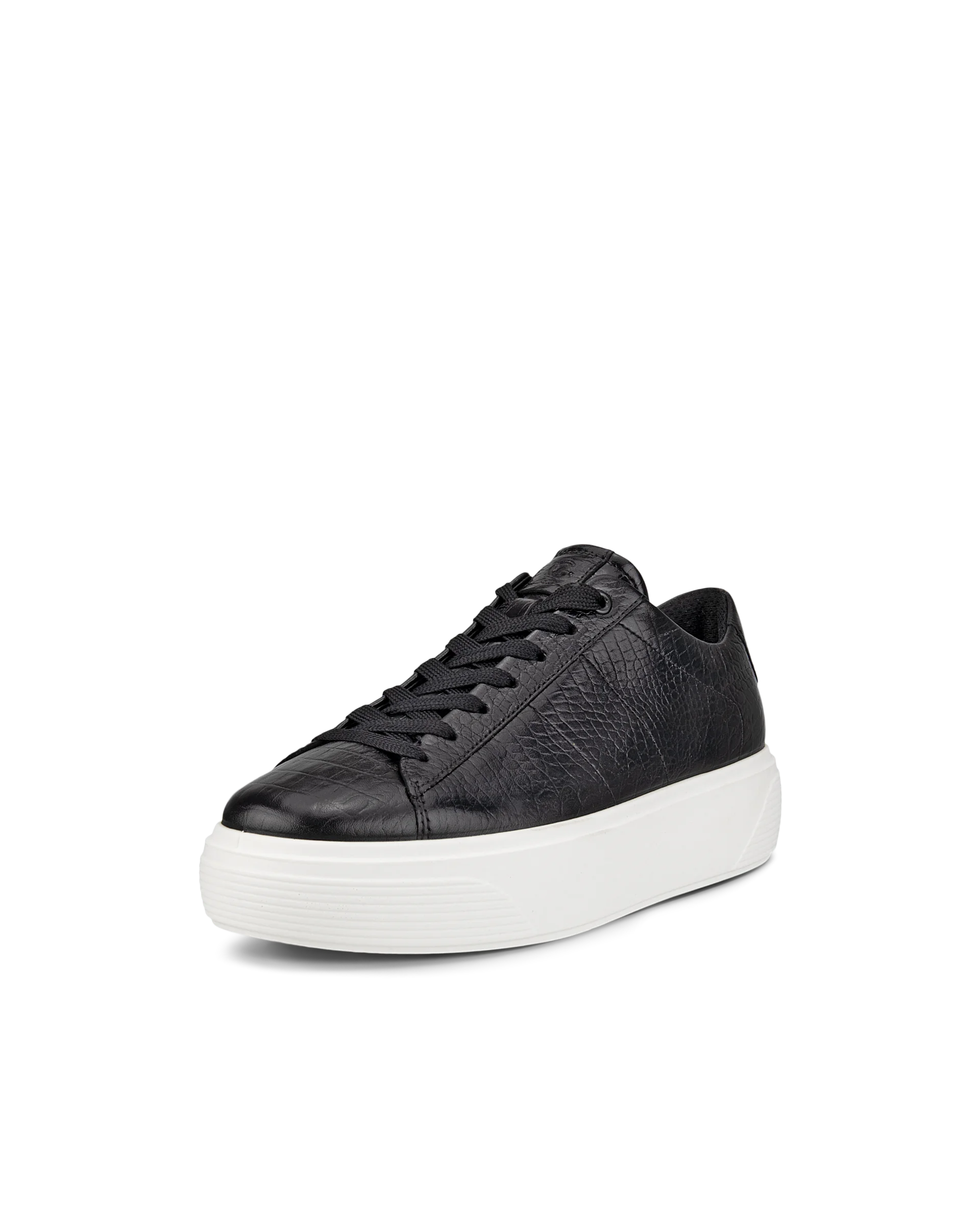 ECCO STREET PLATFORM W Damen Ledersneaker Schwarz