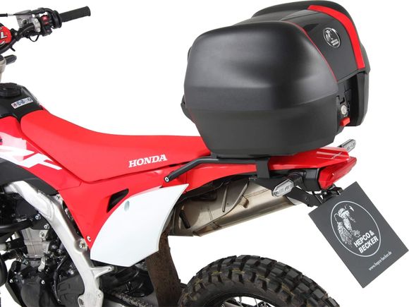 Top case Hepco & Becker Journey 30 Kit complet avec support - noirHONDA 450 CRF 450 L (PD11L) - 2019 - 2021Ref : HBE00429A / 6609516 01 01-206