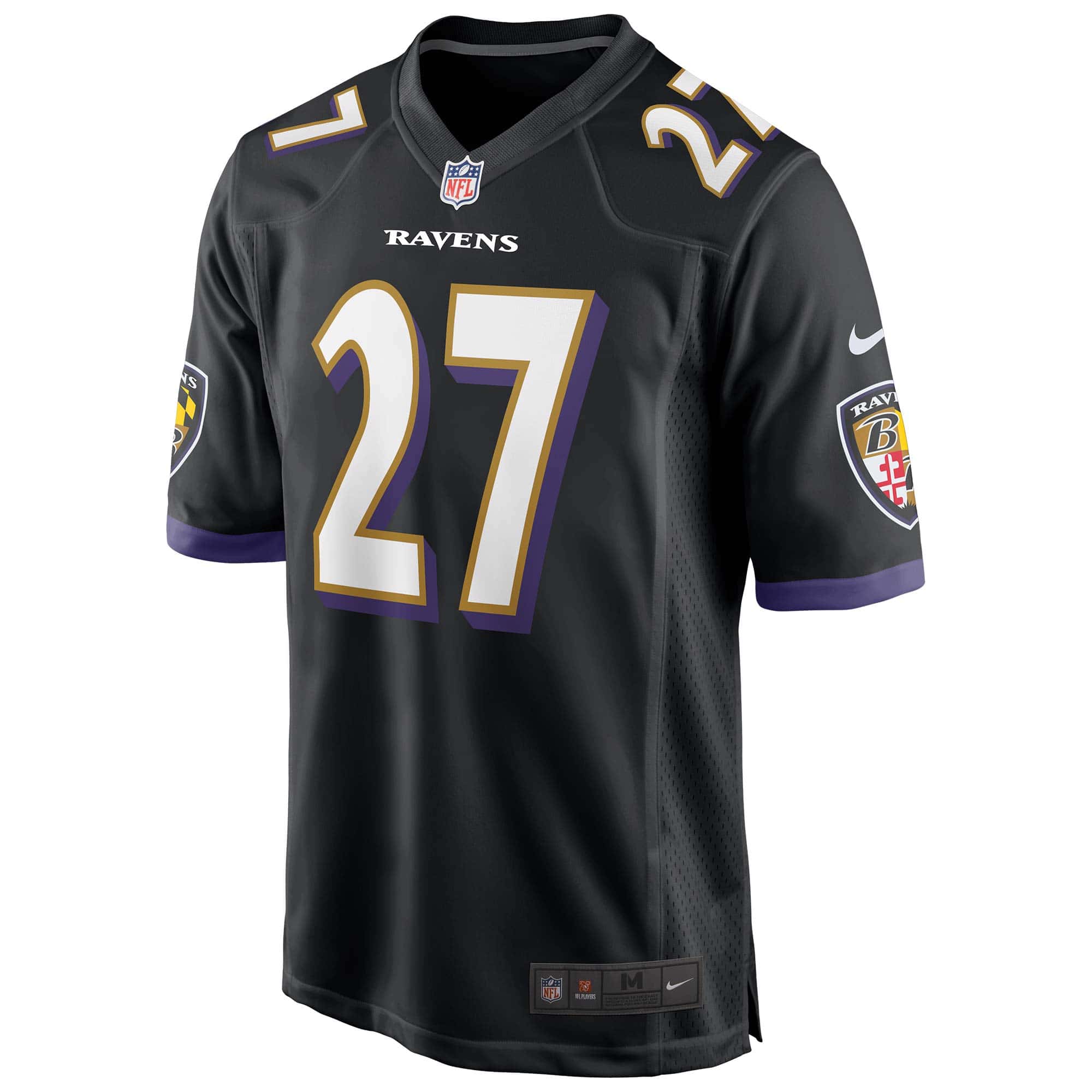 J.K. Dobbins #27 Baltimore Ravens Nike Game NFL Jersey Alternate Schwarz
