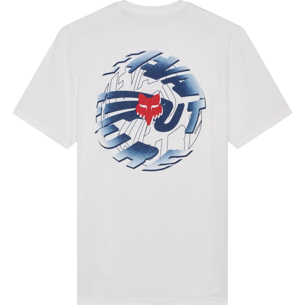 FOX Spiral Shorts Sleeve Premium Tee Men - optic white