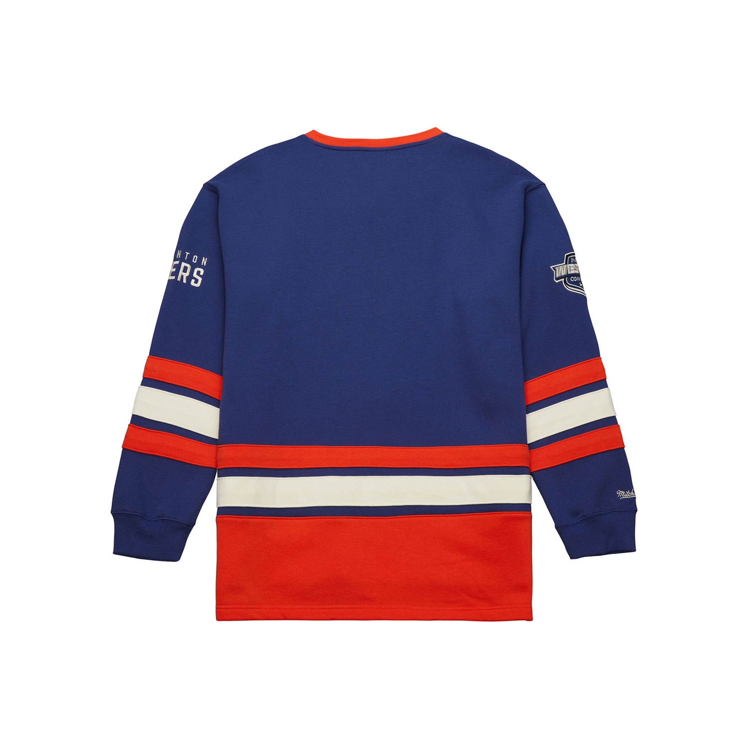 Edmonton Oilers Mitchell & Ness Heritage NHL Lace-Up Jersey Crew