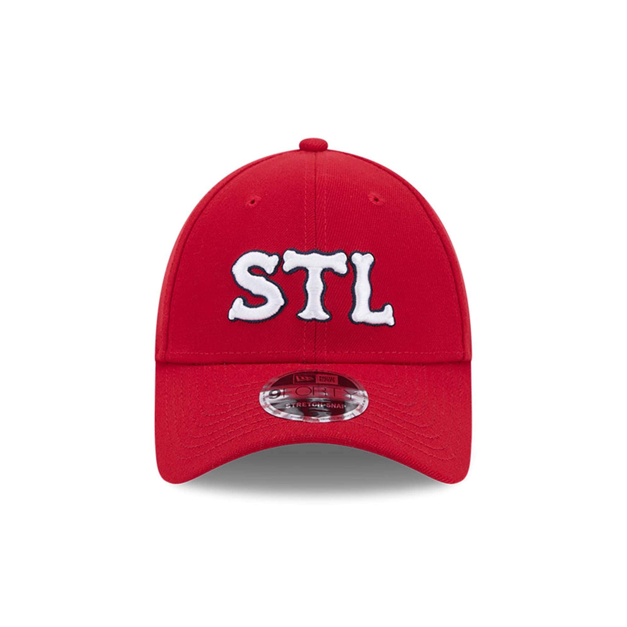 St. Louis Cardinals Official MLB City Connect New Era Stretch-Snap 9FORTY Cap