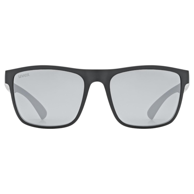 Uvex rookie Kids Glasses - black matt/mirror silver