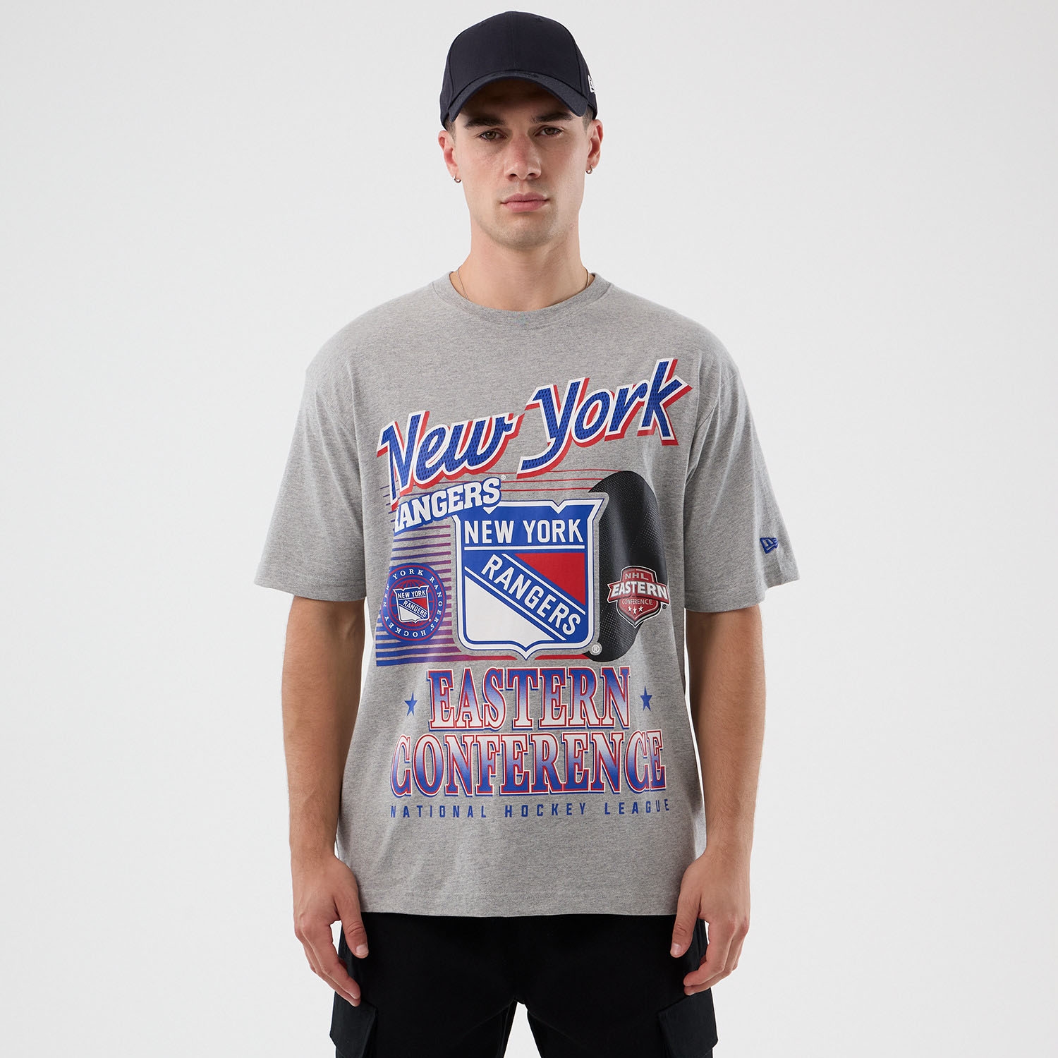 New York Rangers Sport Classics Oversized NHL T-Shirt Gray