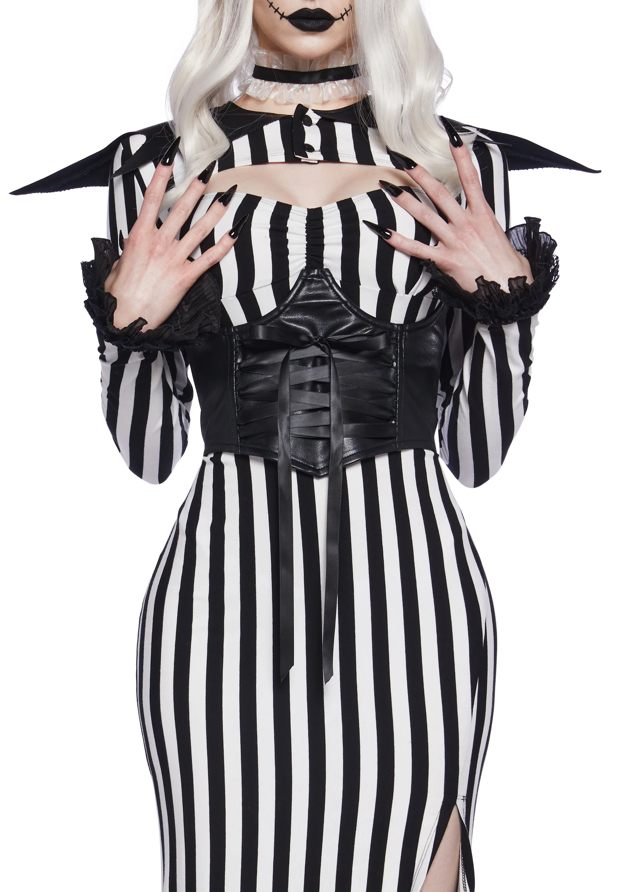 Nightmare Pumpkin King Premium Costume And Wig Set