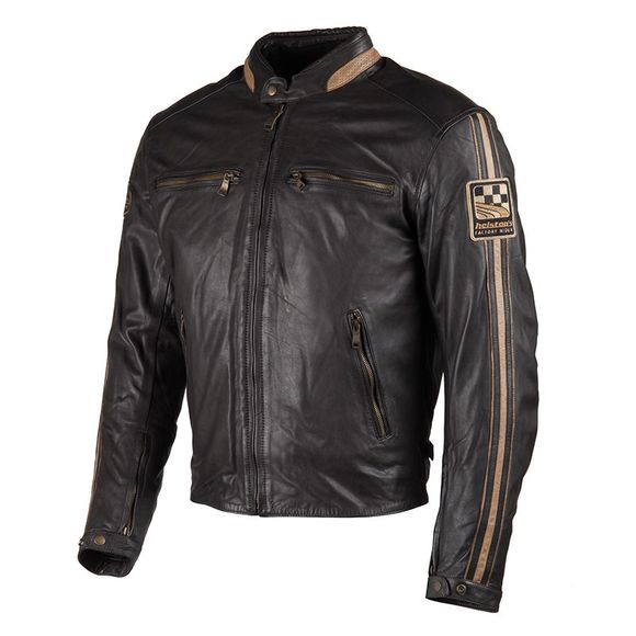 Moto Helstons Ace - Rag Brown - Brown leather jacketRef: HS0332