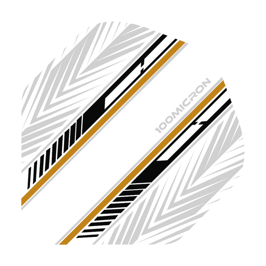 Pentathlon Flights white/black/gold