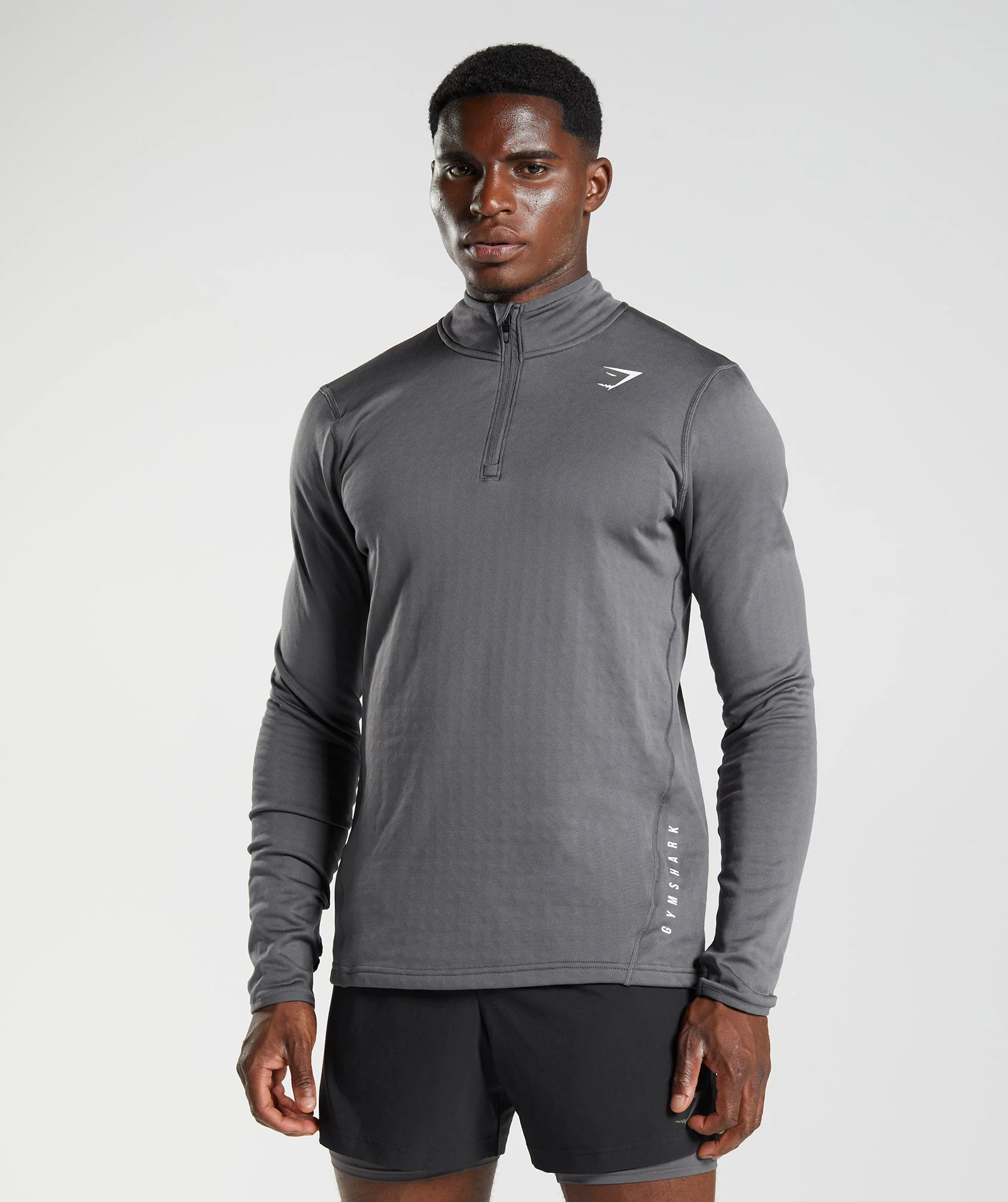Sport 1/4 Zip Silhouette Grey