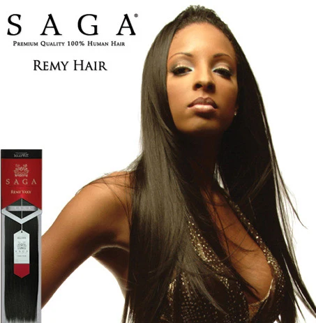 Saga Virgin Remy 100% Human Hair Weave - YAKY 10