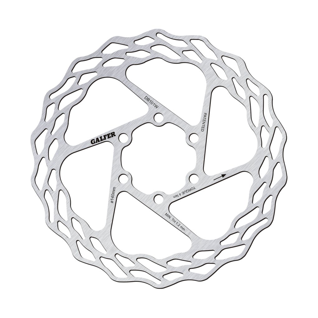 Galfer Wave Brake Disc - Road/Gravel | Fixed | 6-Bolt