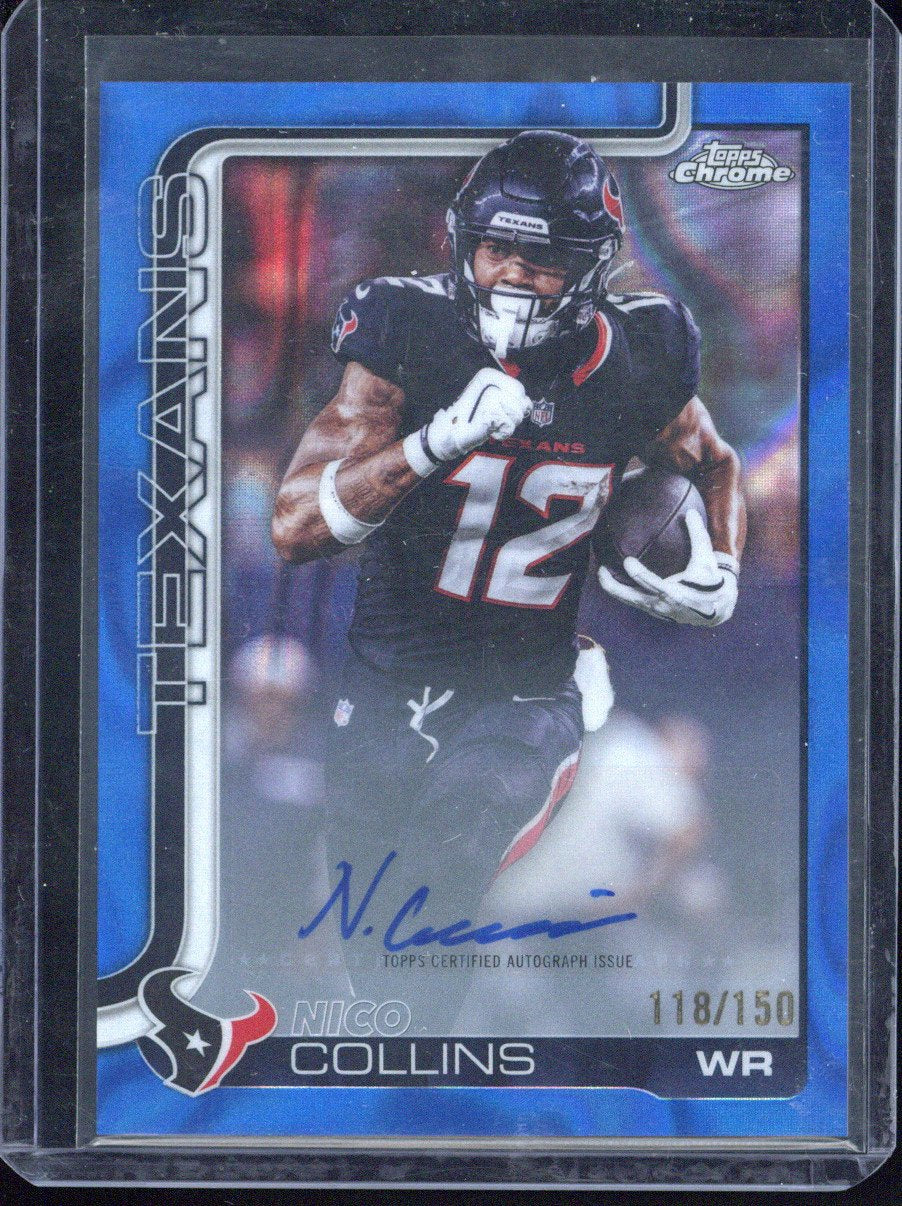 2025 Topps Chrome Football Nico Collins Autograph /150