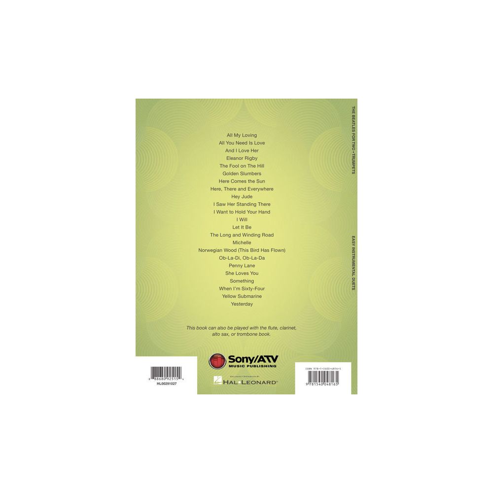 Hal Leonard The Beatles For Two Trumpets – Thomann Ireland