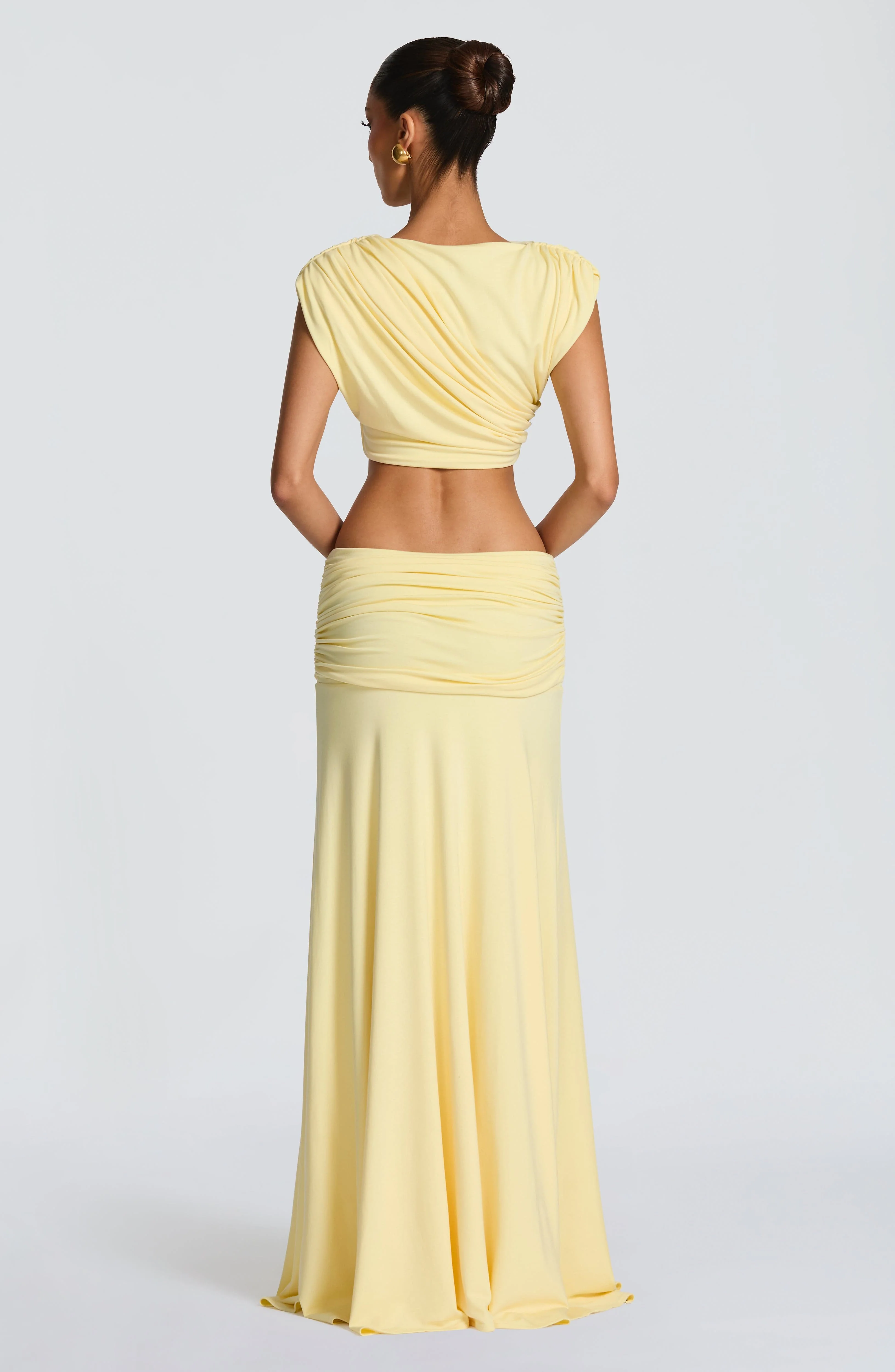 Paige Maxi Skirt - Lemon