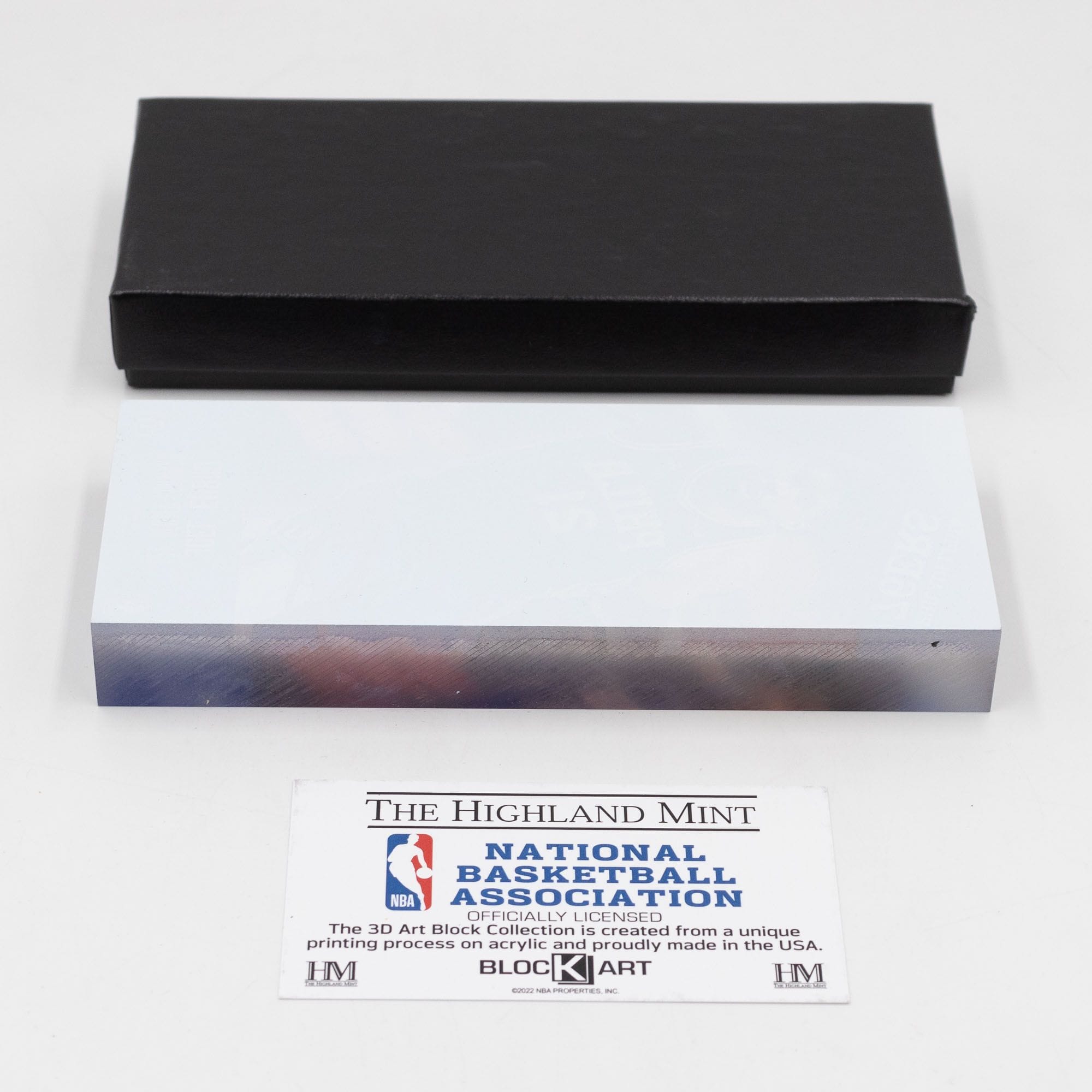 Joel Embiid Philadelphia 76ers NBA Player Ticket 3D Block Art