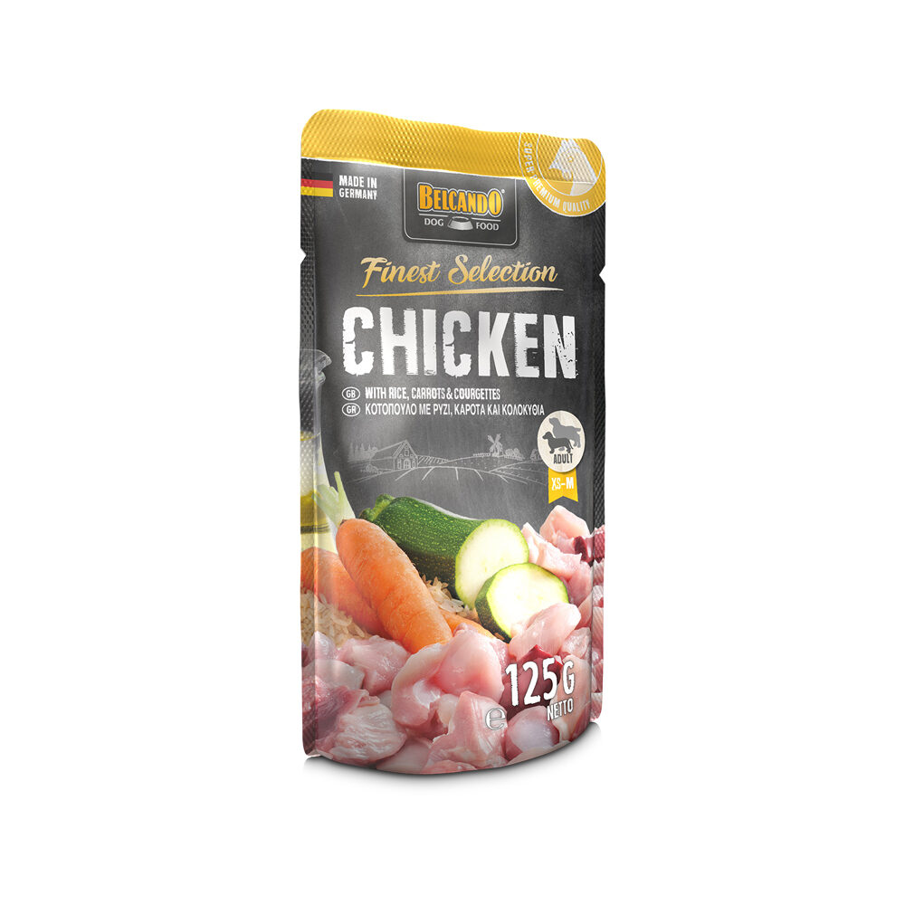 Belcando Finest Selection - Chicken with rice, carrots, and courgette - 12 x 125 g