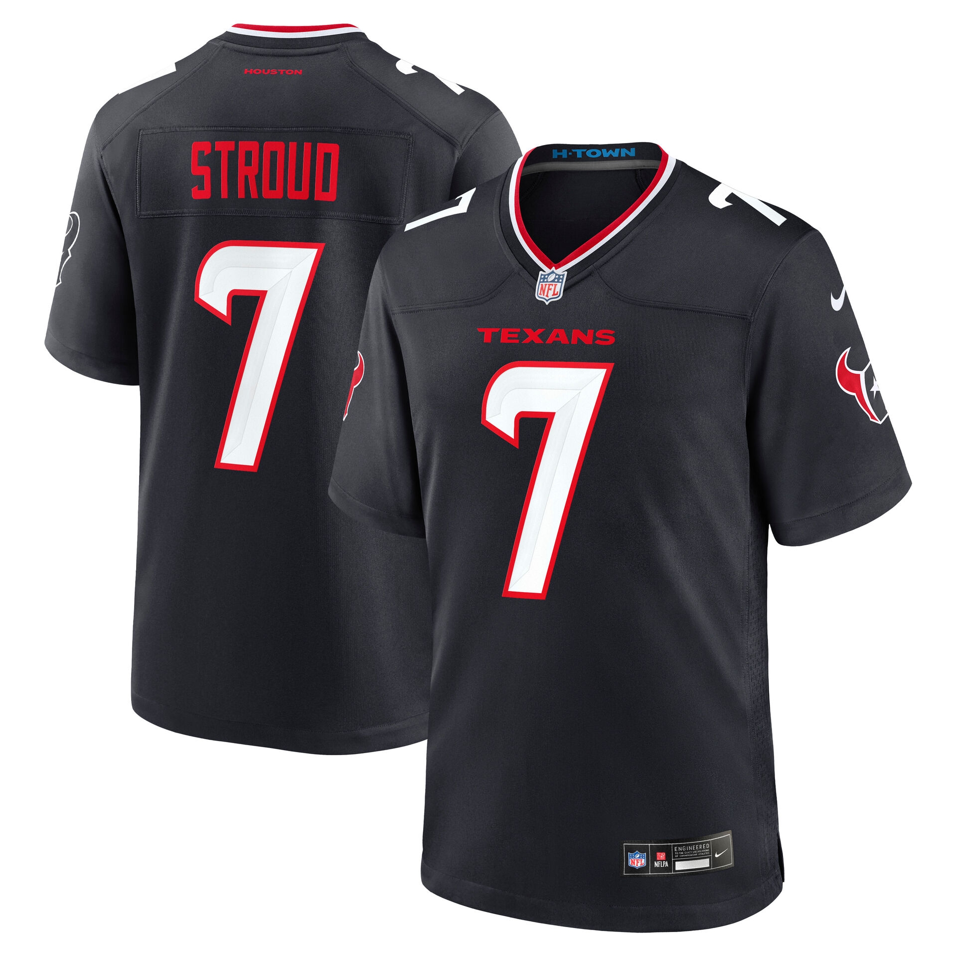 C.J. Stroud #7 Houston Texans Nike Game NFL Jersey Navy