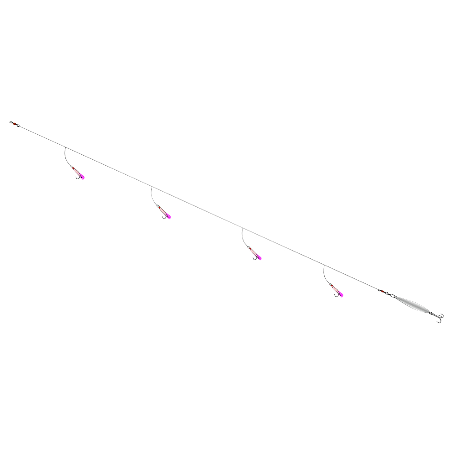 Balzer 71° North Köhler system (4 hooks)