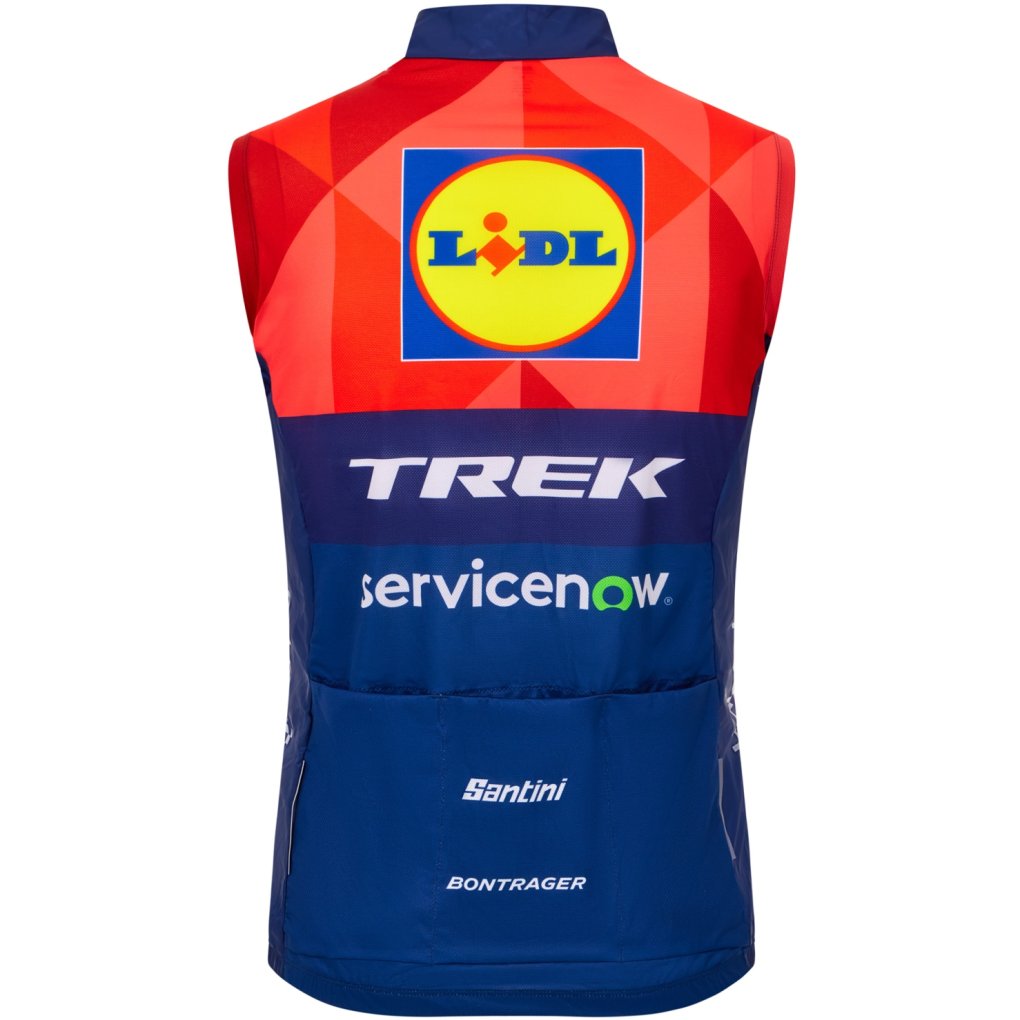 Santini Team Lidl-Trek 2026 Fan Line Wind Vest RE545U7526LT - print